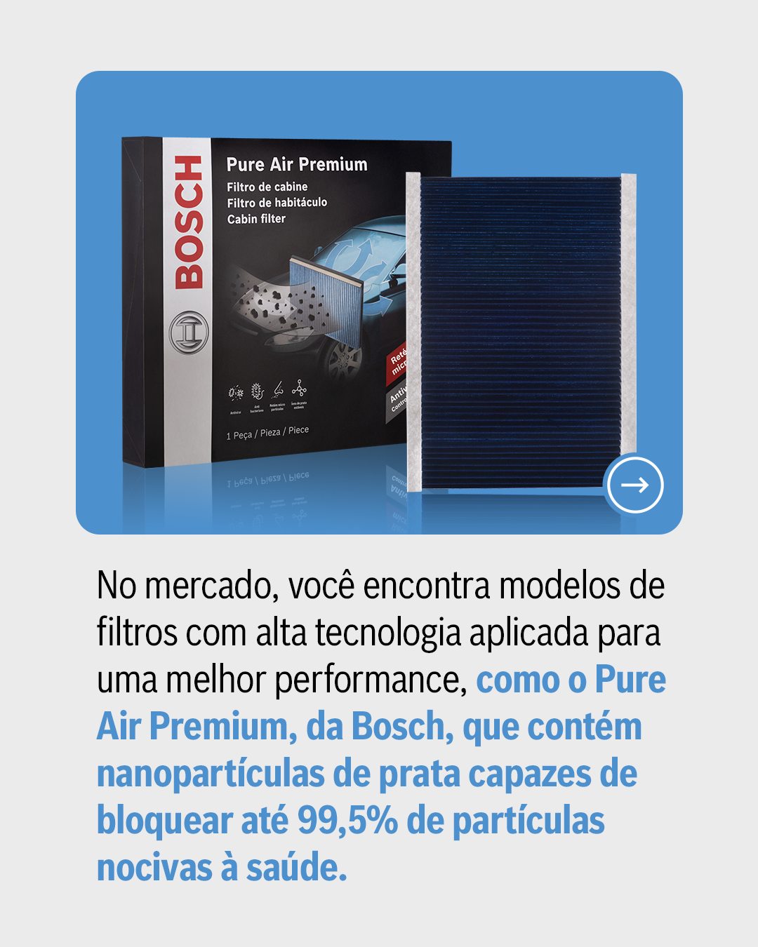 Troca rápida e acessível: mantenha seu carro confortável e seguro com manutenção preventiva. | Bosch Campo Belo