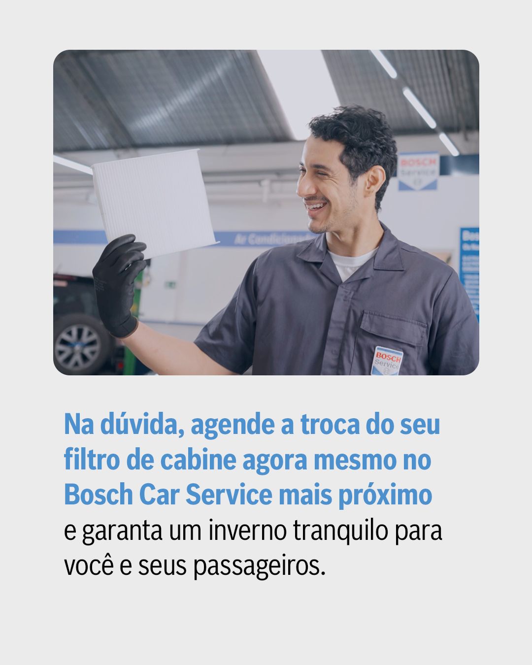 Agende sua troca de filtro agora! Ligue para (11) 5543-2623 e garanta um ar mais puro no seu carro. | Bosch Campo Belo