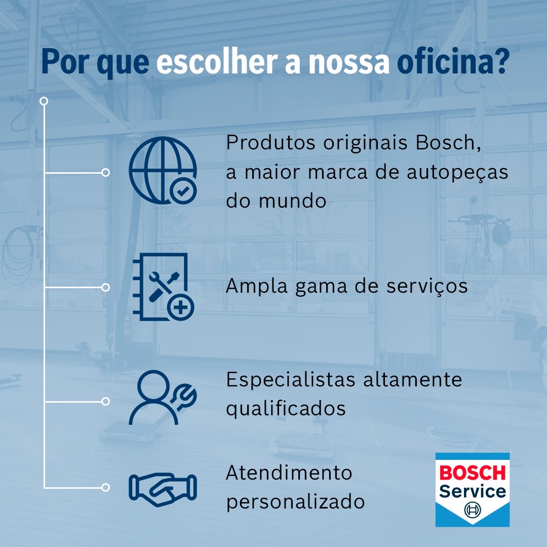 Bosch Campo Belo | Escolha Bosch Campo Belo: Produtos originais Bosch, ampla gama de serviços e atendimento personalizado para seu veículo.