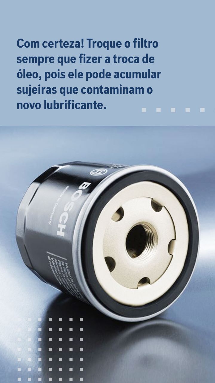 Evite falhas no motor! A troca regular de óleo e filtro mantém seu carro rodando com segurança. | Bosch Campo Belo, (11) 5543-2623