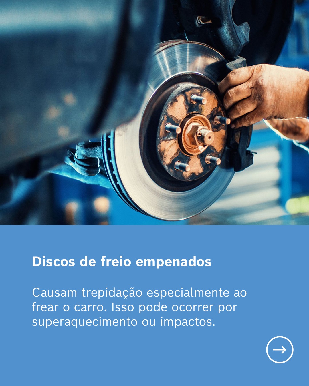 Disco de freio automotivo: peça essencial para frenagem segura e eficiente. Saiba como identificar desgaste e manter seu veículo protegido. | Bosch Campo Belo