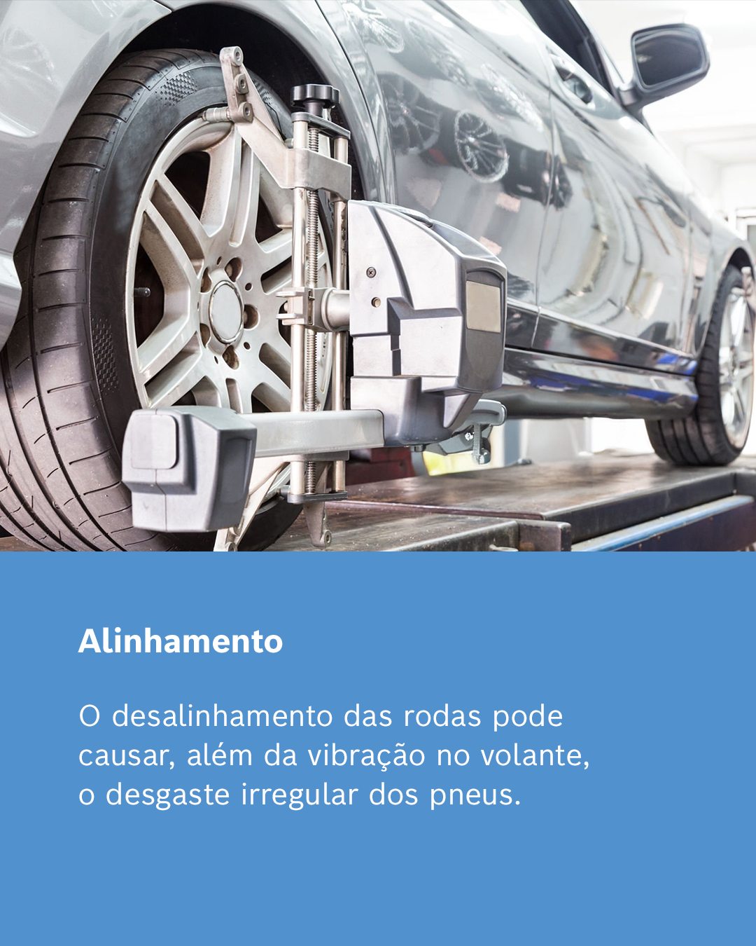 Alinhamento e balanceamento de pneus para máxima segurança | Bosch Campo Belo